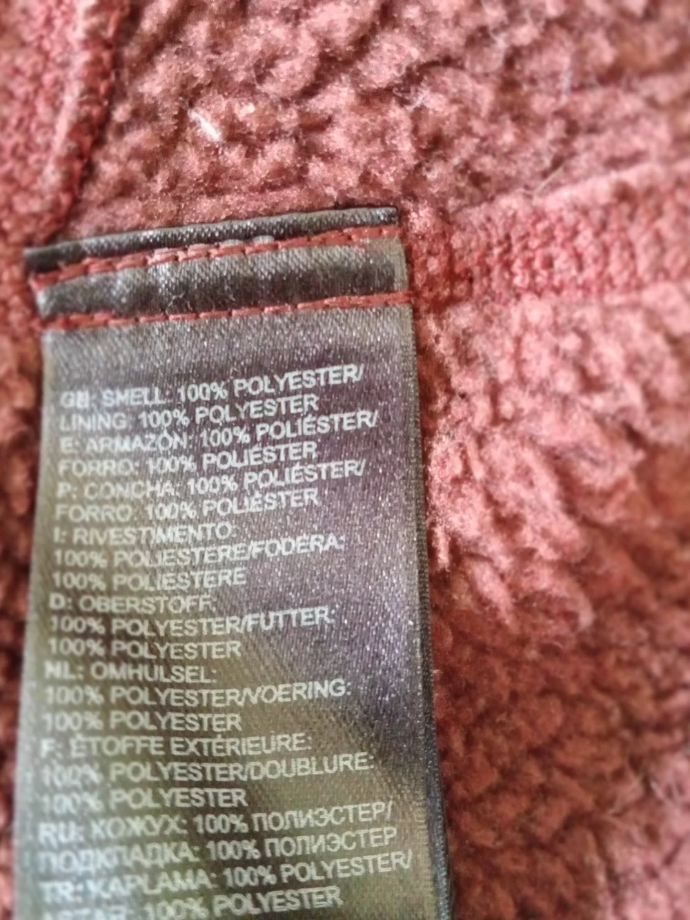 The North Face Men's Hooded Fleece Jacket - Rose Brown